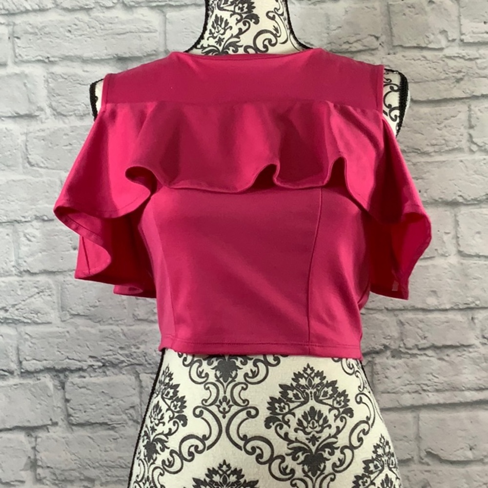 The Edit By Seventeen Pink Mini Top